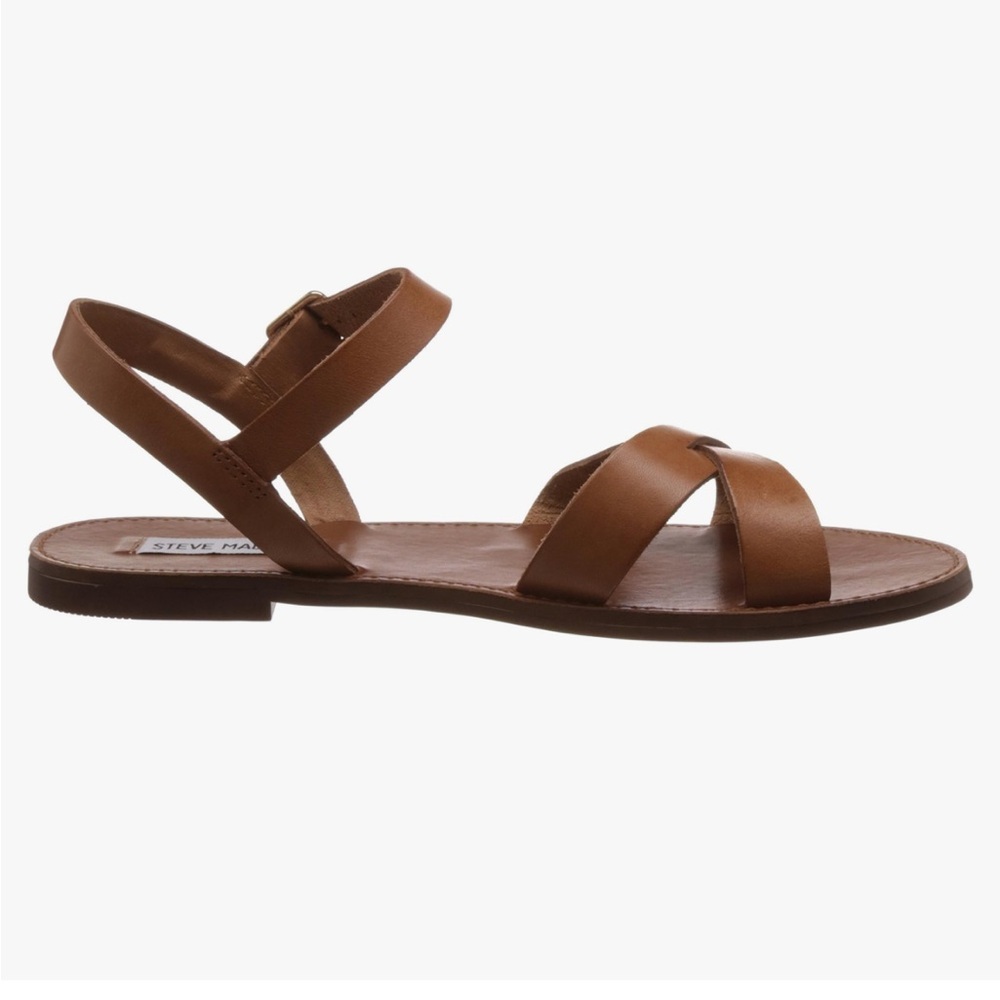 Steve Madden Dublin leather gladiator feminine Cottagecore coquette sandals 8 - Picture 10 of 11